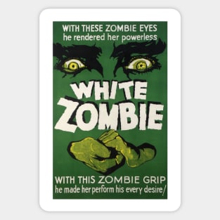 White Zombie Movie Poster Sticker